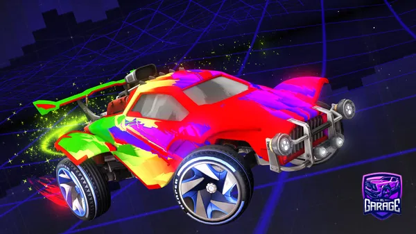 A Rocket League car design from iteachii