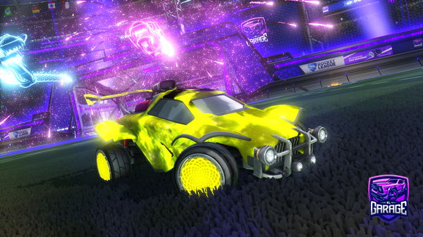 A Rocket League car design from Seriminr