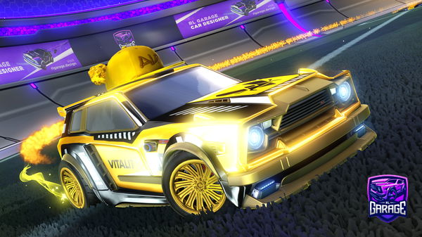 A Rocket League car design from Pulse_ozr