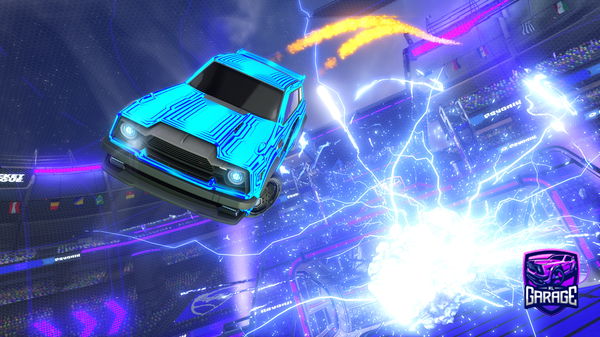 A Rocket League car design from nokia_bamibal