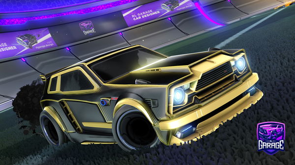 A Rocket League car design from themasonator876