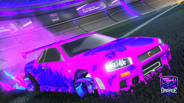 A Rocket League car design from Lithic_Sparkz_