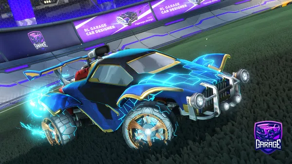 A Rocket League car design from Froggy19