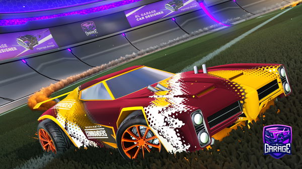 A Rocket League car design from zaddation