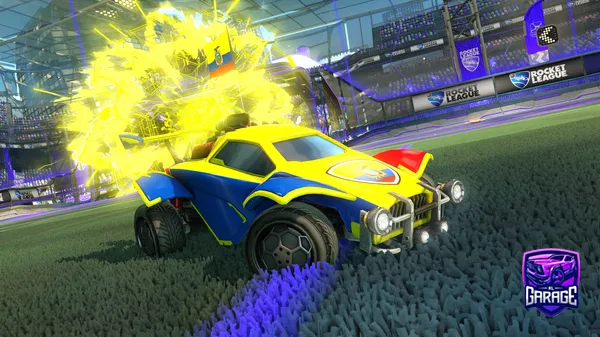 A Rocket League car design from Jaydee1aye