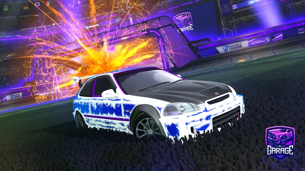 A Rocket League car design from AM_75