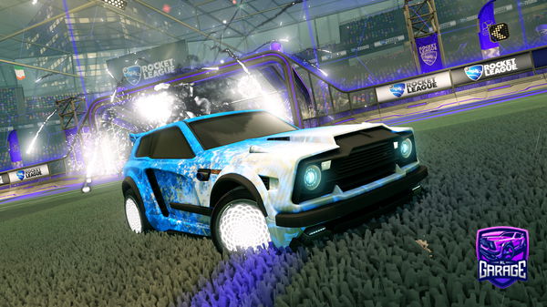 A Rocket League car design from Breadyboi57572