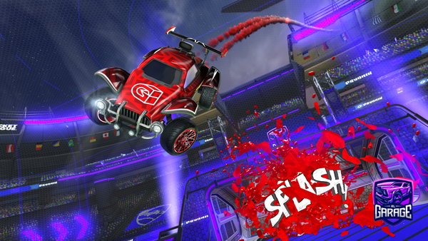A Rocket League car design from PLUS_FriGGoZ