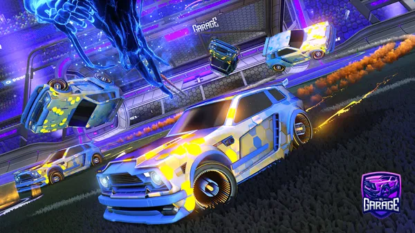 A Rocket League car design from LycanrocFan148