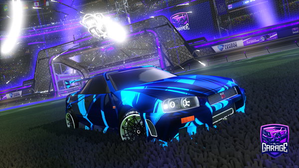 A Rocket League car design from zombieforce51