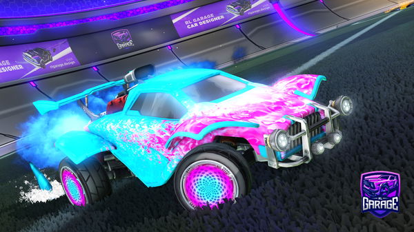 A Rocket League car design from Chikennug3ts