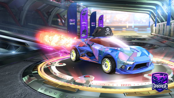 A Rocket League car design from cantattami_su_ig