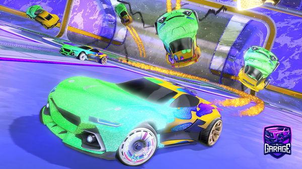 A Rocket League car design from SmartCatOffical