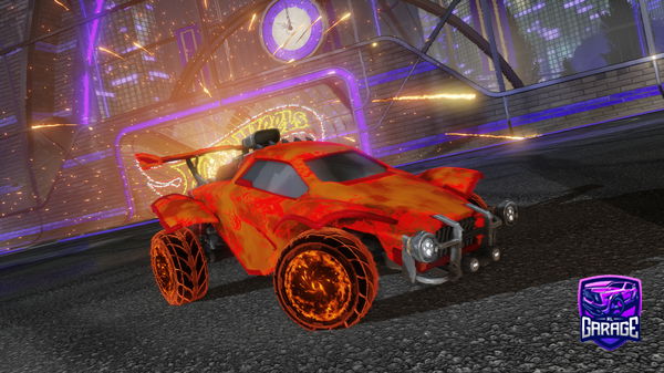 A Rocket League car design from DJTVGAMING