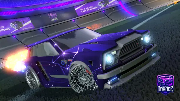 A Rocket League car design from Water