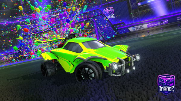 A Rocket League car design from Saxell