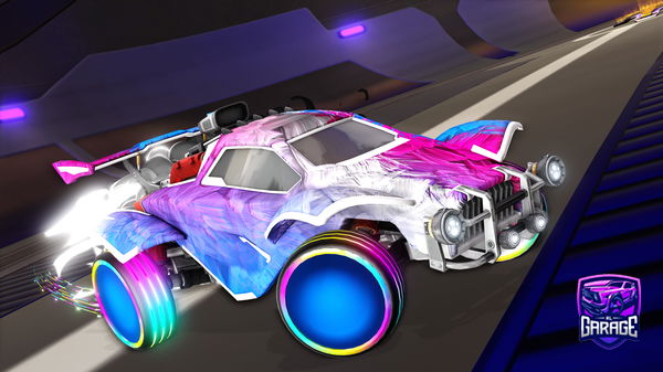 A Rocket League car design from pk9911