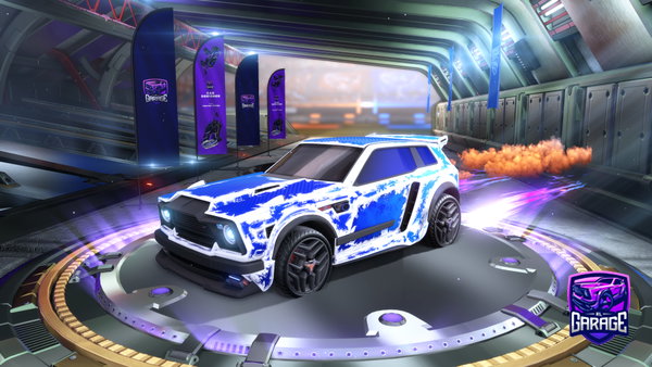 A Rocket League car design from saudade21