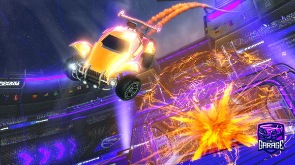 A Rocket League car design from flame_dani