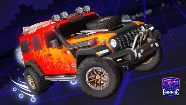 A Rocket League car design from Wingfeather