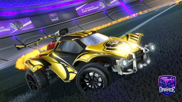 A Rocket League car design from Mando05
