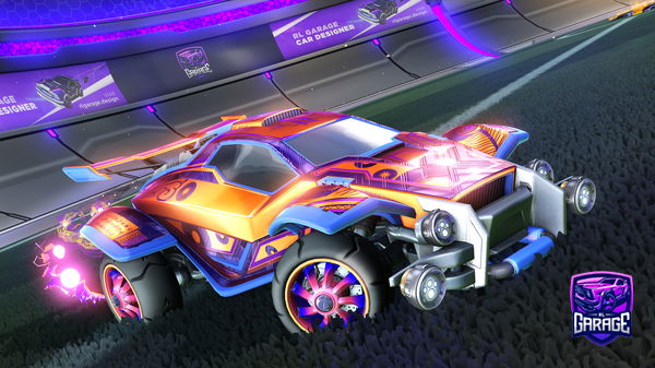 A Rocket League car design from pixl_