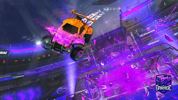 A Rocket League car design from MrPyps