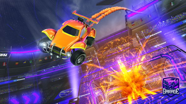 A Rocket League car design from Auceey