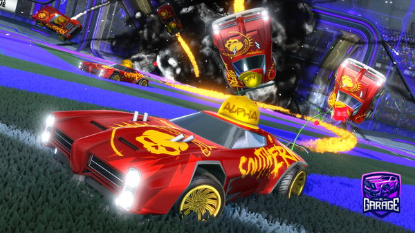 A Rocket League car design from SaphirecY