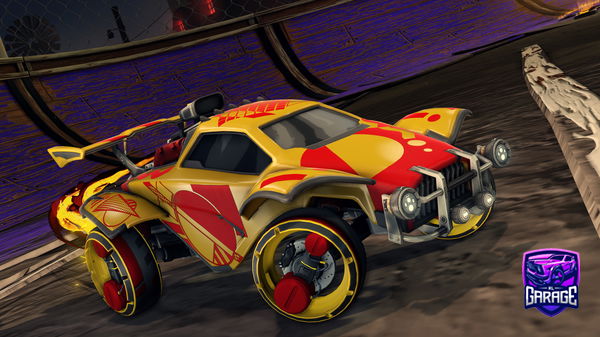 A Rocket League car design from T-Crafter