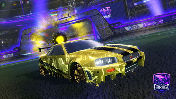 A Rocket League car design from Hurukay84