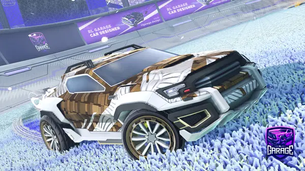 A Rocket League car design from -Goose-