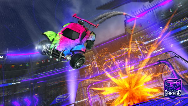 A Rocket League car design from Gurrrrrra07