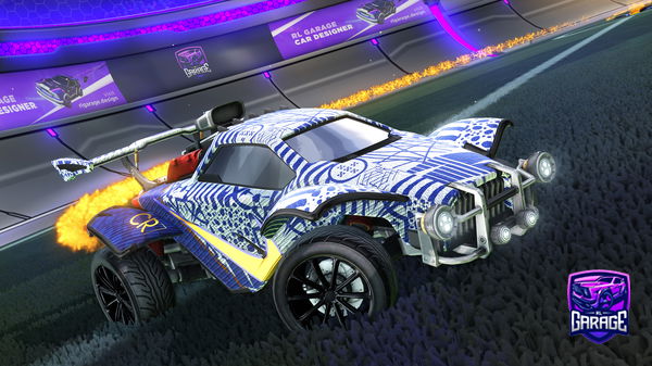 A Rocket League car design from YTsonhobr