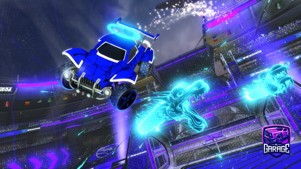 A Rocket League car design from SkyShadox
