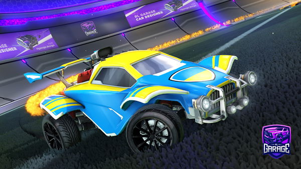 A Rocket League car design from HRY_1015