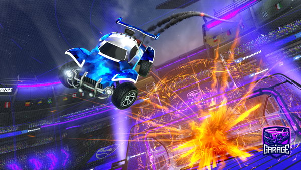 A Rocket League car design from NECROS19