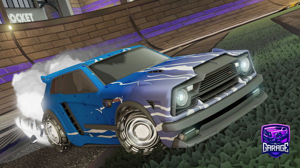 A Rocket League car design from HalloRL