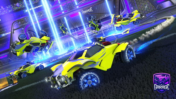 A Rocket League car design from Twis7edninja