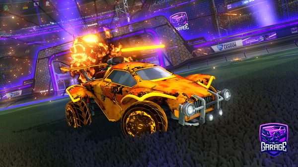 A Rocket League car design from NightRid3r