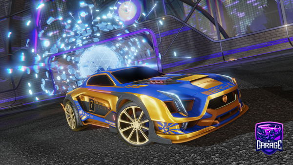 A Rocket League car design from M1stic00
