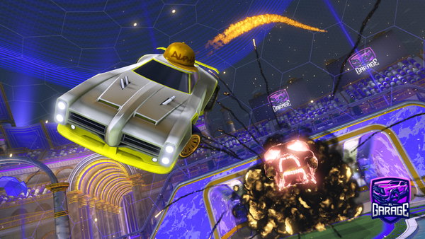 A Rocket League car design from celebration_23