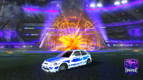 A Rocket League car design from MURYEL
