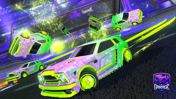 A Rocket League car design from Kot-7-q