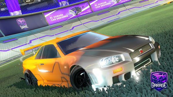 A Rocket League car design from Pizza07