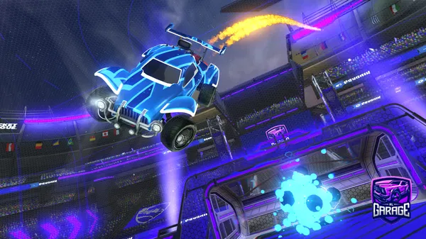 A Rocket League car design from bumpstart