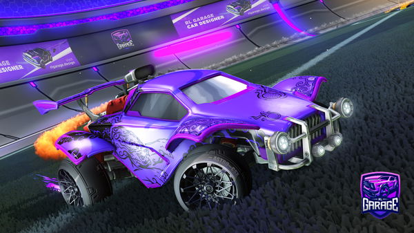A Rocket League car design from KEF7