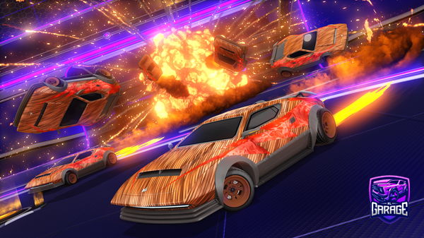 A Rocket League car design from Catroll111