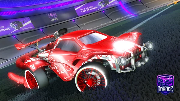 A Rocket League car design from GoBlitzy