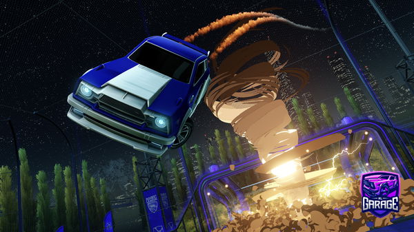 A Rocket League car design from tiooooomns